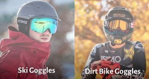 Difference Between Dirt Bike Goggles and Ski Goggles